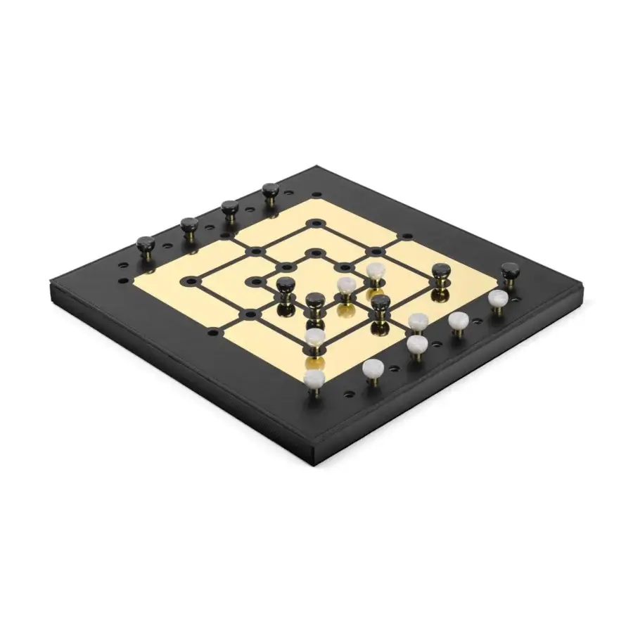 Mill Game Set - Golden Square #3
