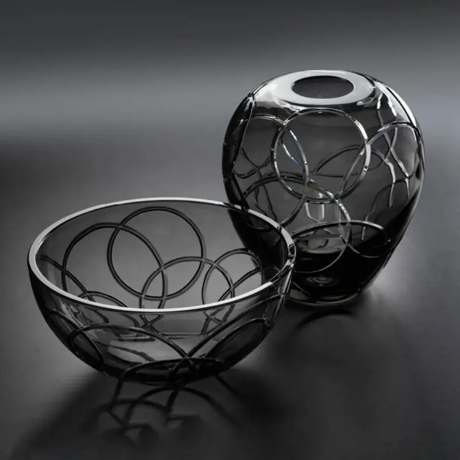 Circle Round Bowl & Orcio Vase Set #1