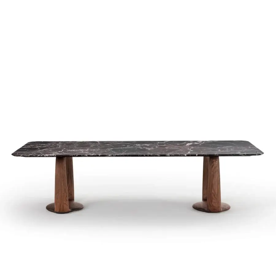 Saddle Rectangular Marble Table #2