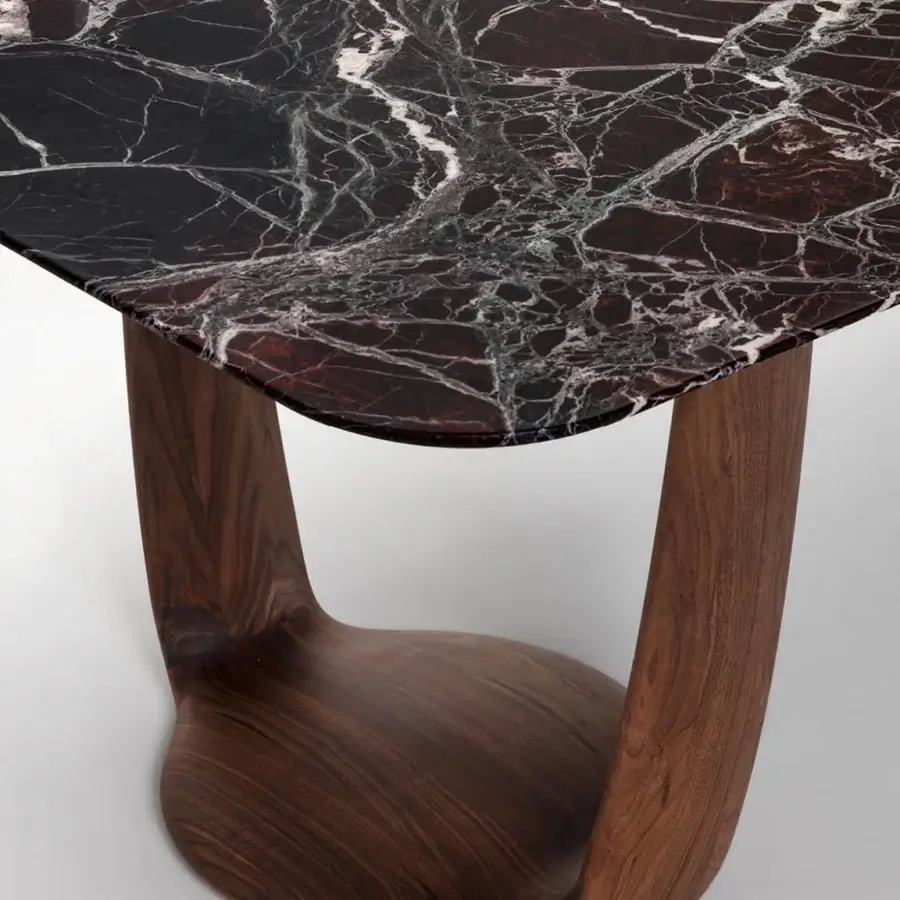 Saddle Rectangular Marble Table #4