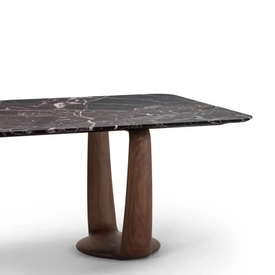 Saddle Rectangular Marble Table #3