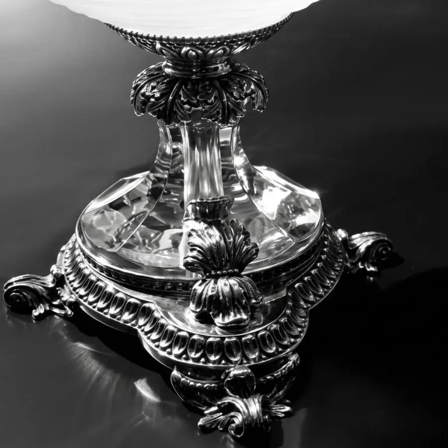Cosmo Oval Centerpiece with Foot #2