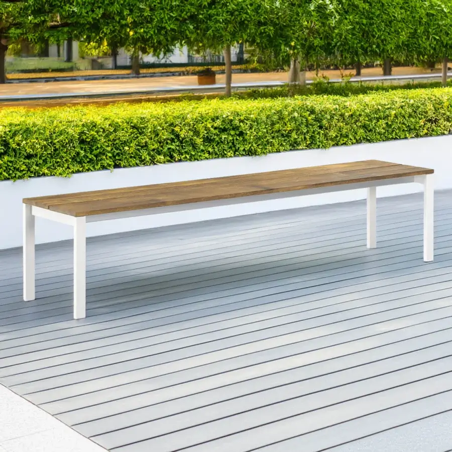 Be-Easy Slatted Outdoor Bench #1