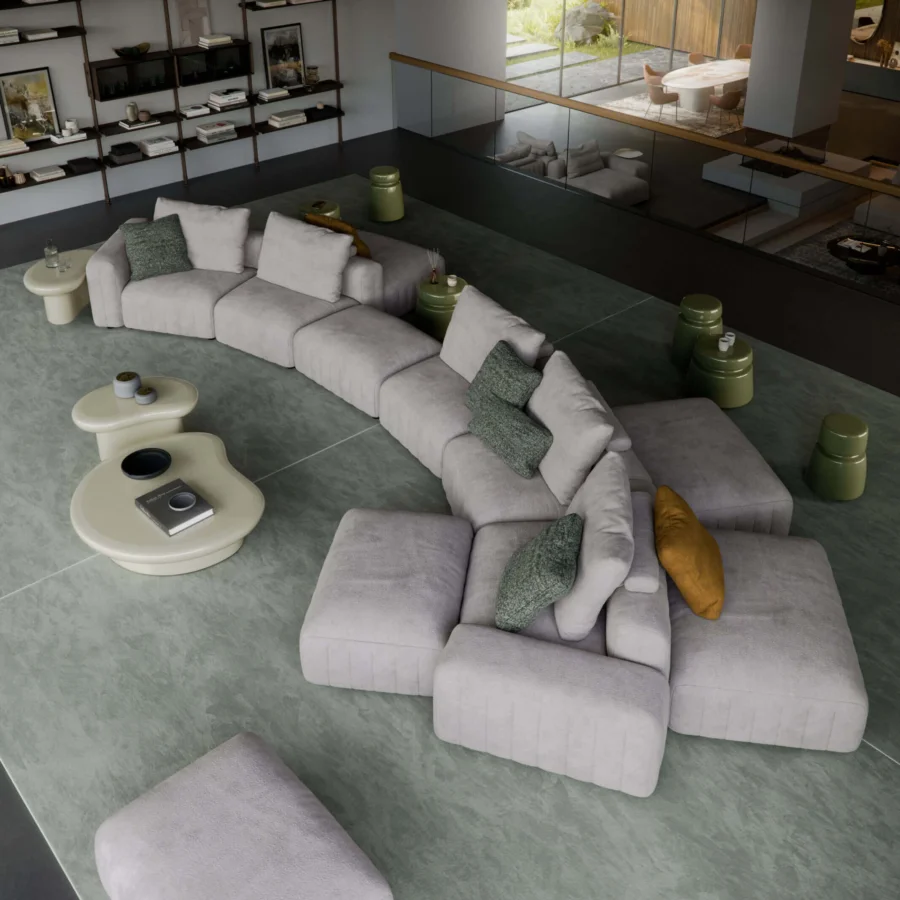 Gibson Curved Sectional #2