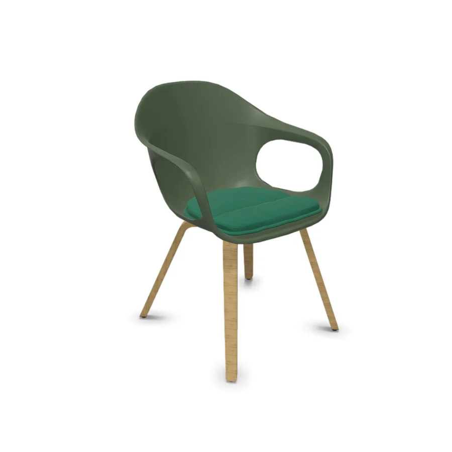 Elephantino Wooden Legs Armchair #10