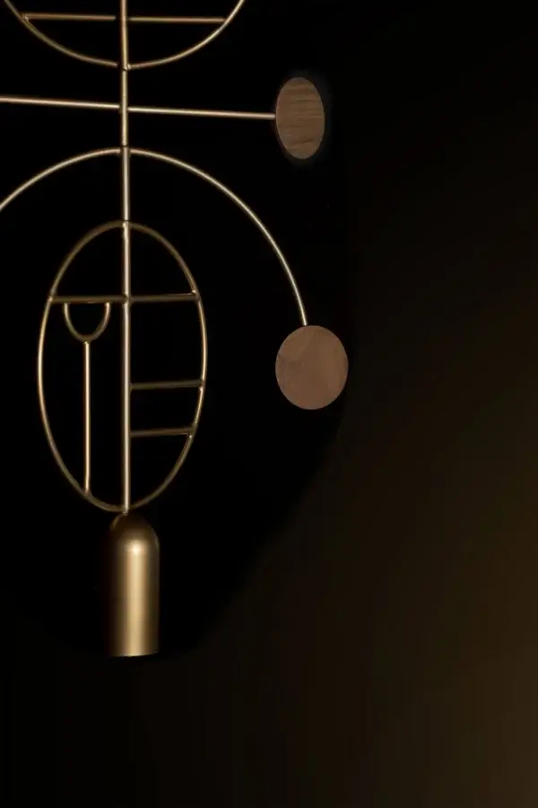 Wooden Dots Suspension Lamp - Multi-Piece #5