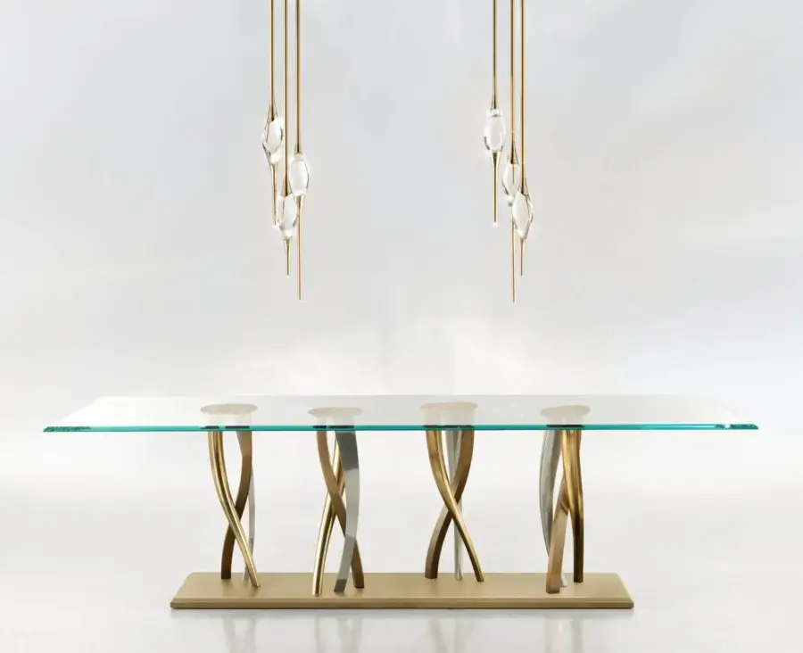 Il Pezzo 8 Table - Glass Top #2
