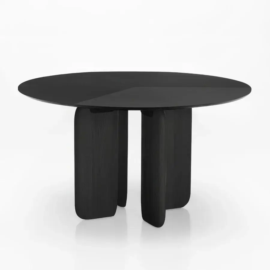 Pala Round Wood/Marble Table #6