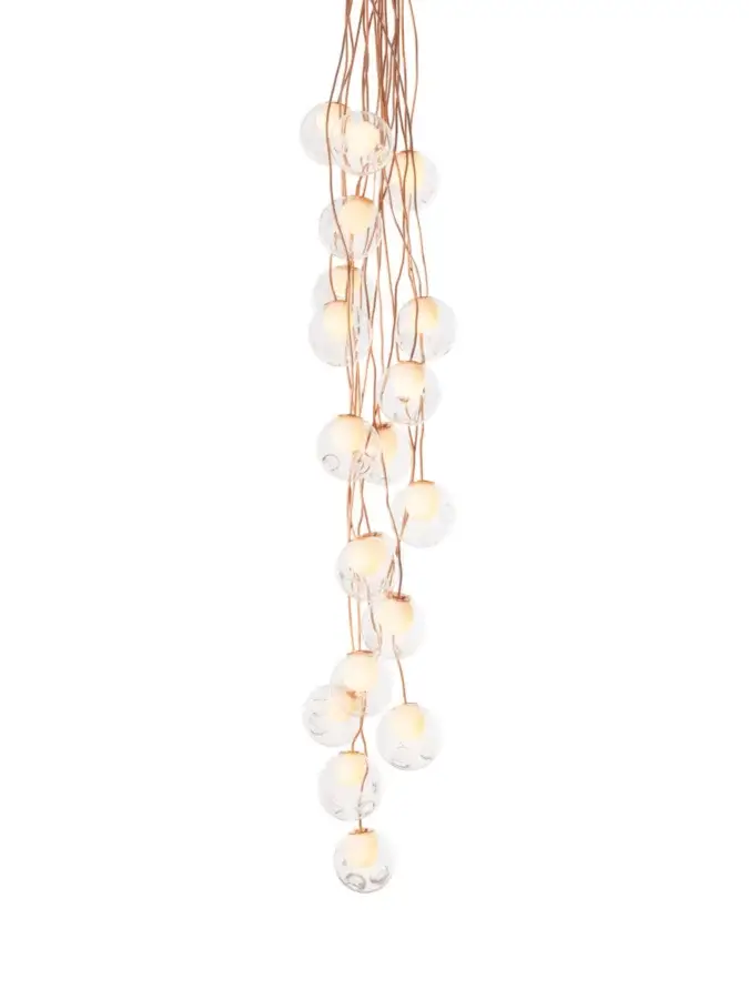 28 Copper Suspension Lamp - Medium #10