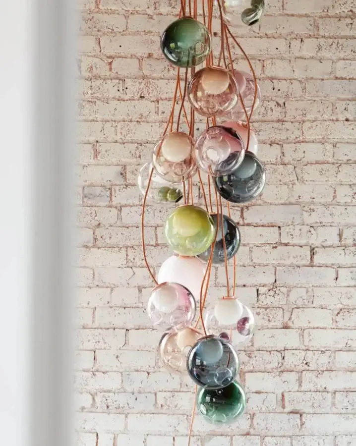 28 Copper Suspension Lamp - Medium #4