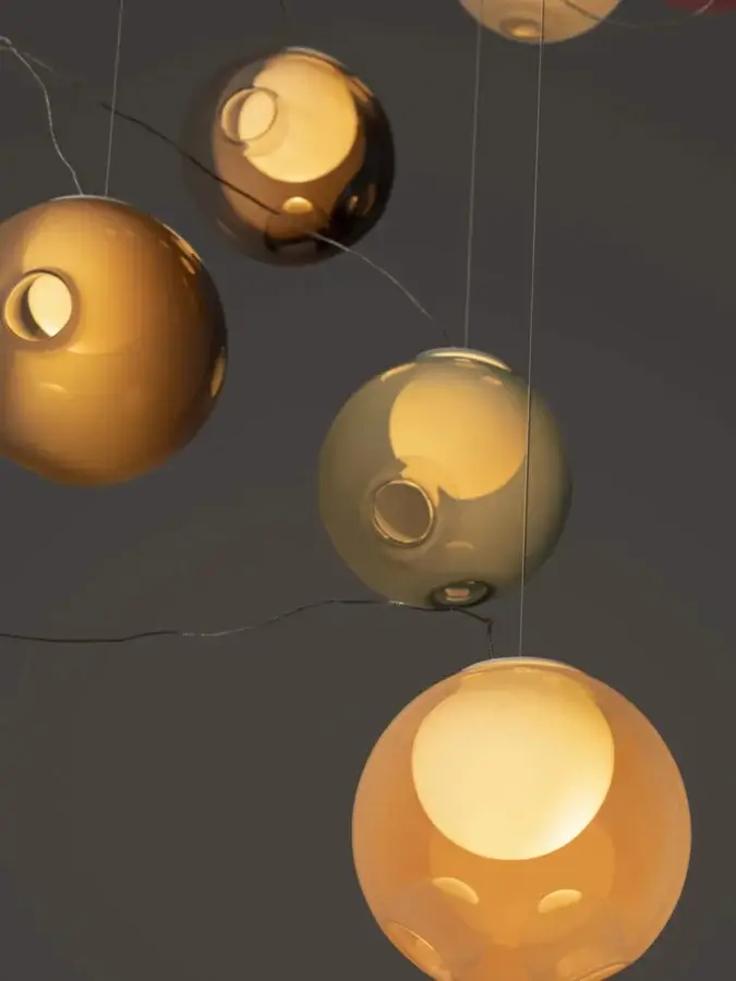 28 Sculptural Cable Suspension Lamp - Small #3