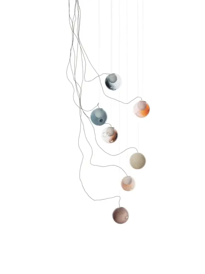 28 Sculptural Cable Suspension Lamp - Small #7