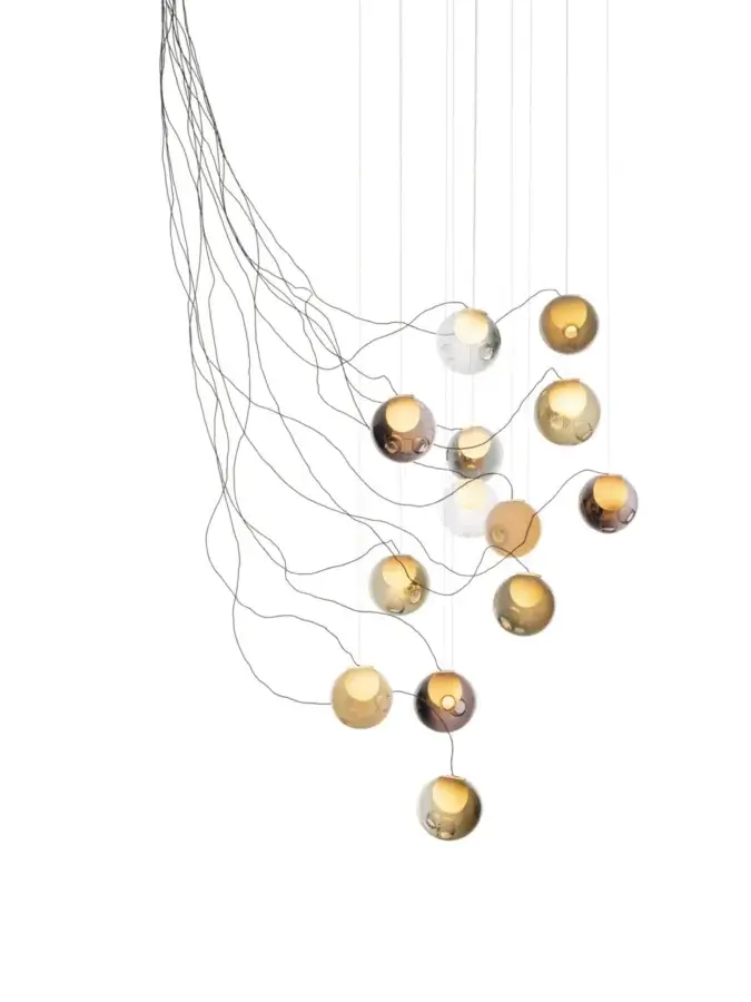 28 Sculptural Cable Suspension Lamp - Medium #4