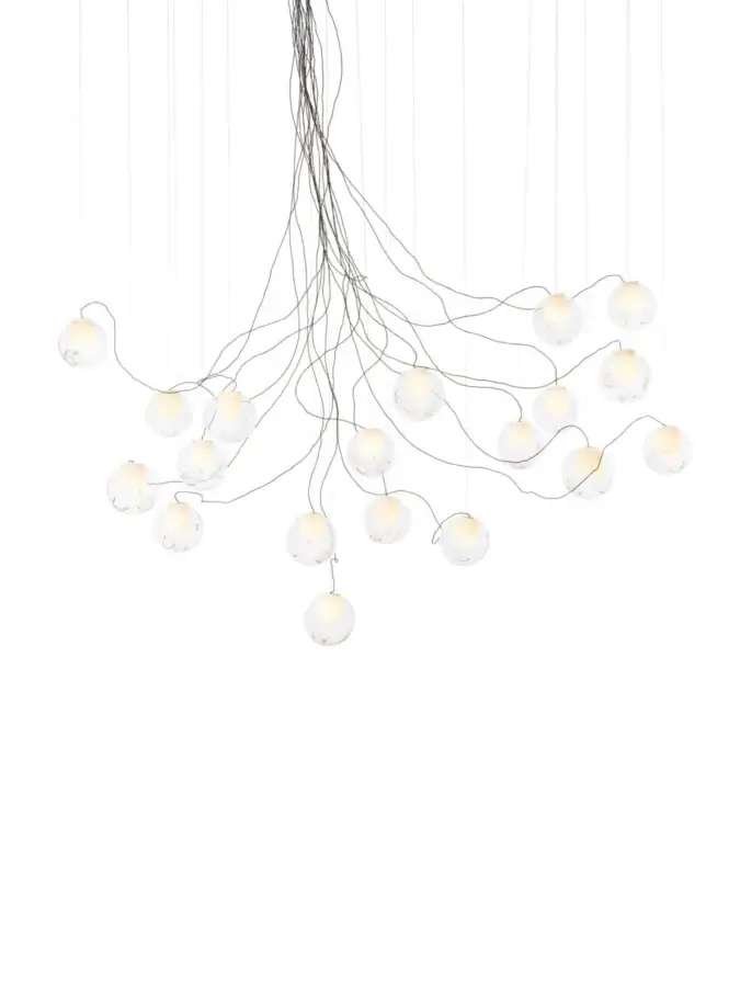 28 Sculptural Cable Suspension Lamp - Medium #7