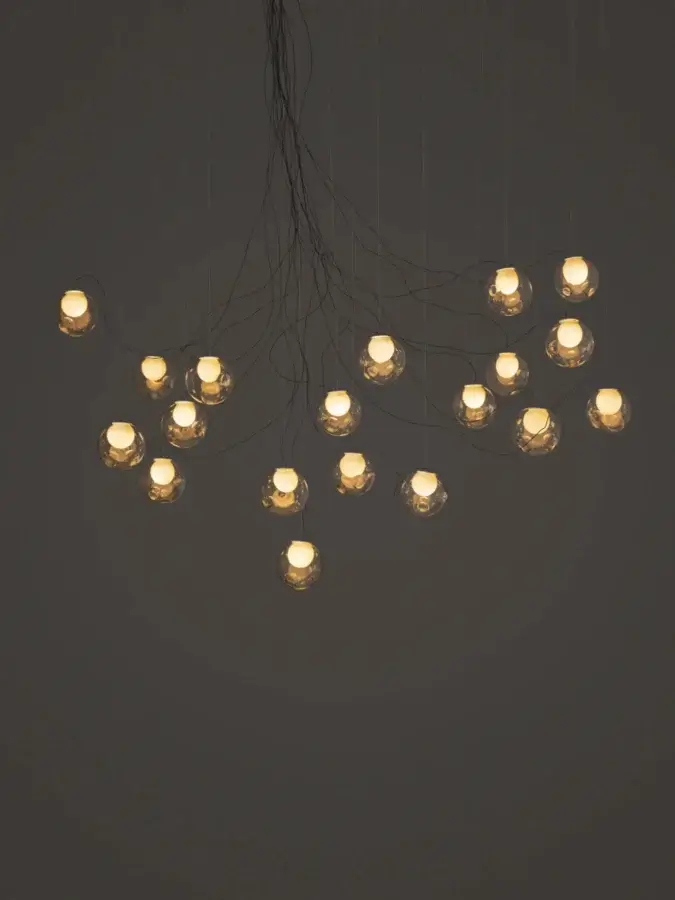 28 Sculptural Cable Suspension Lamp - Medium #9