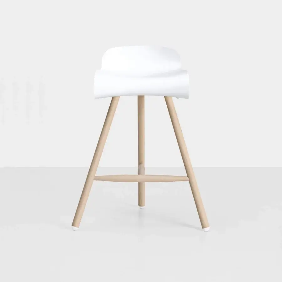 BCN Wooden Legs Stool #4