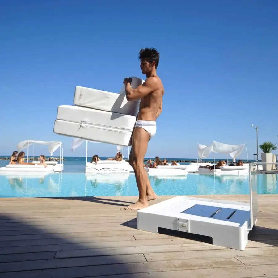 Trona Trona Luxury Floating Lounge Chair to Lounger #6