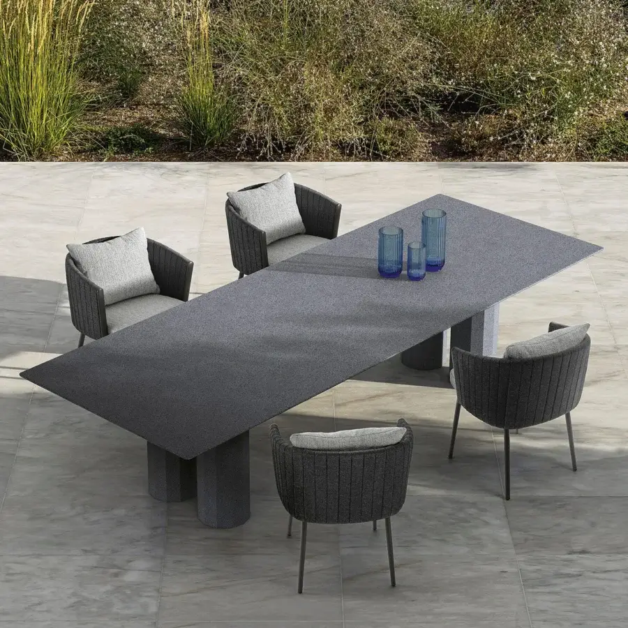 Talenti Salinas Rectangular Concrete Table #1