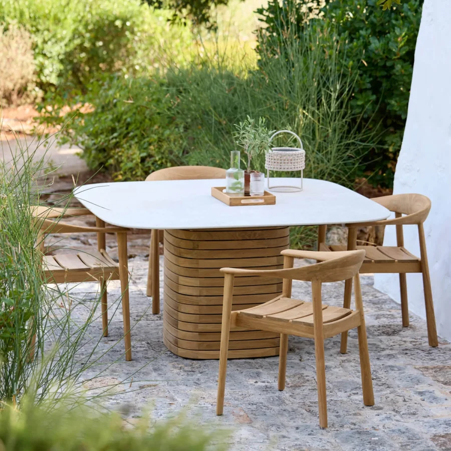 Cane-Line Mellow Square Dining Table #1