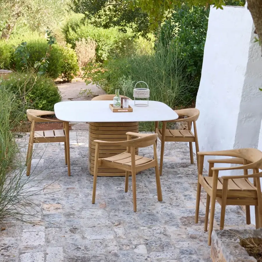 Cane-Line Mellow Square Dining Table #2