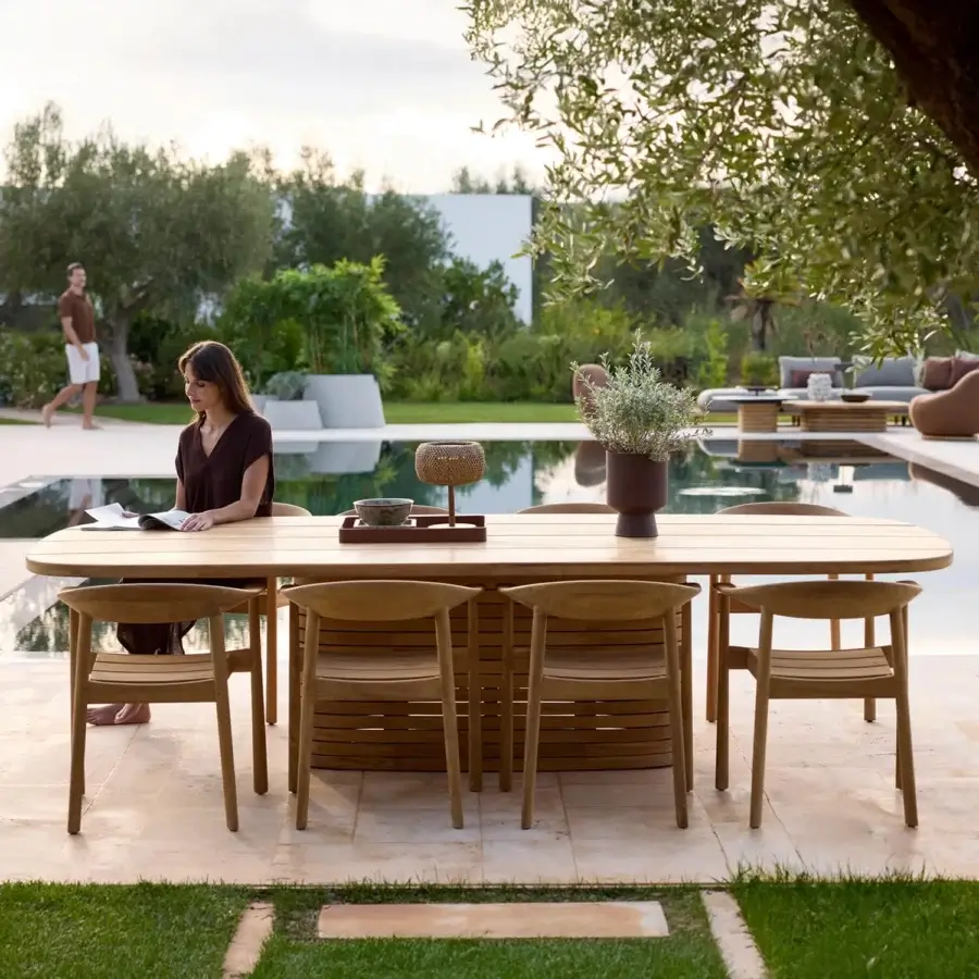Cane-Line Mellow Oval Dining Table #3