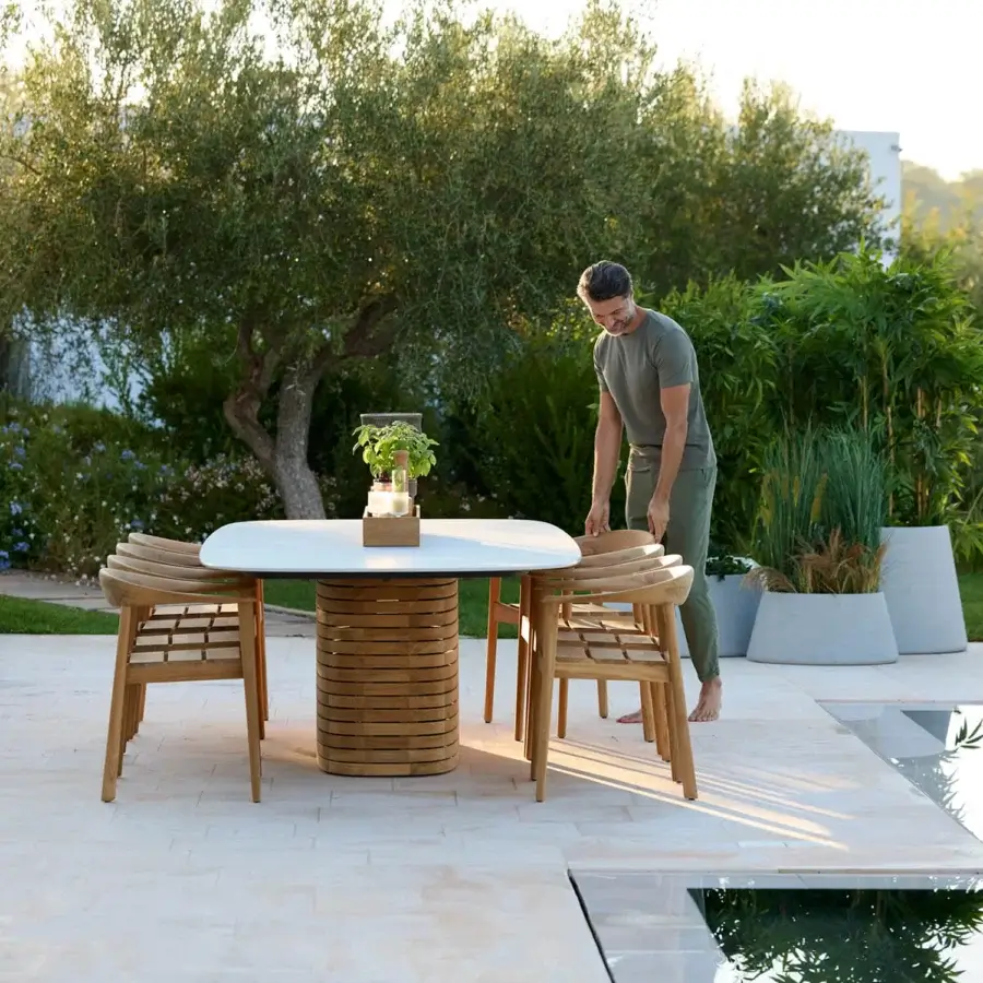 Cane-Line Mellow Oval Dining Table #6