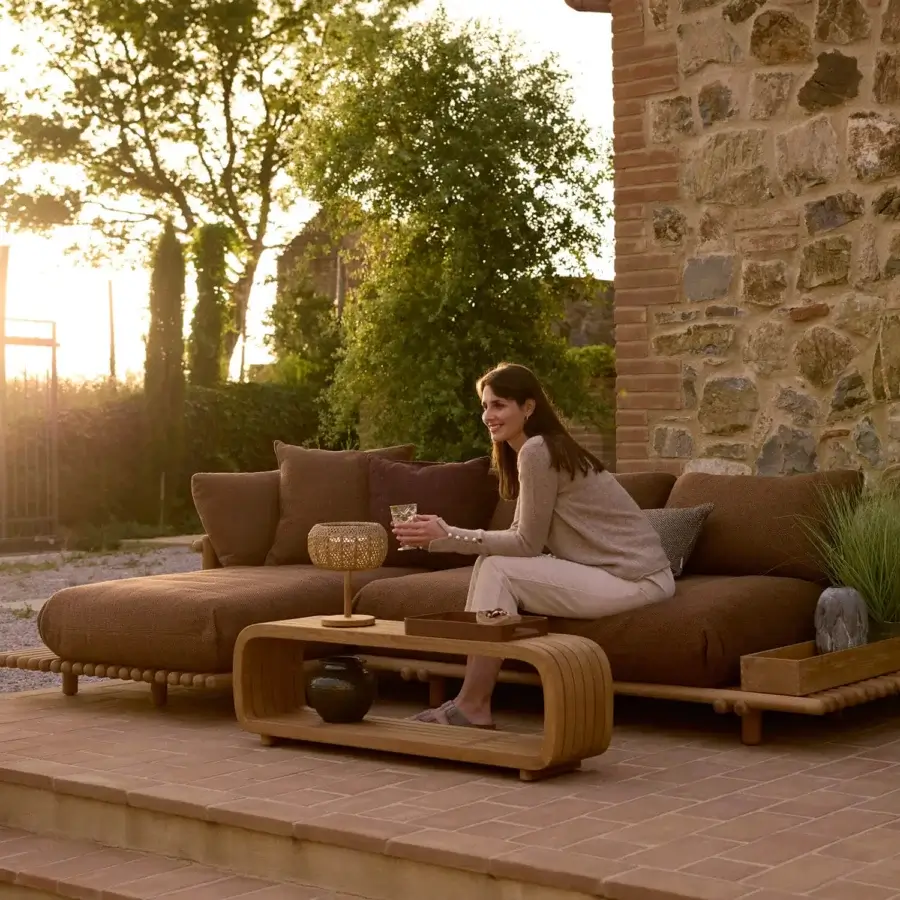 Cane-Line Mellow Sofa Module/Coffee Table #2