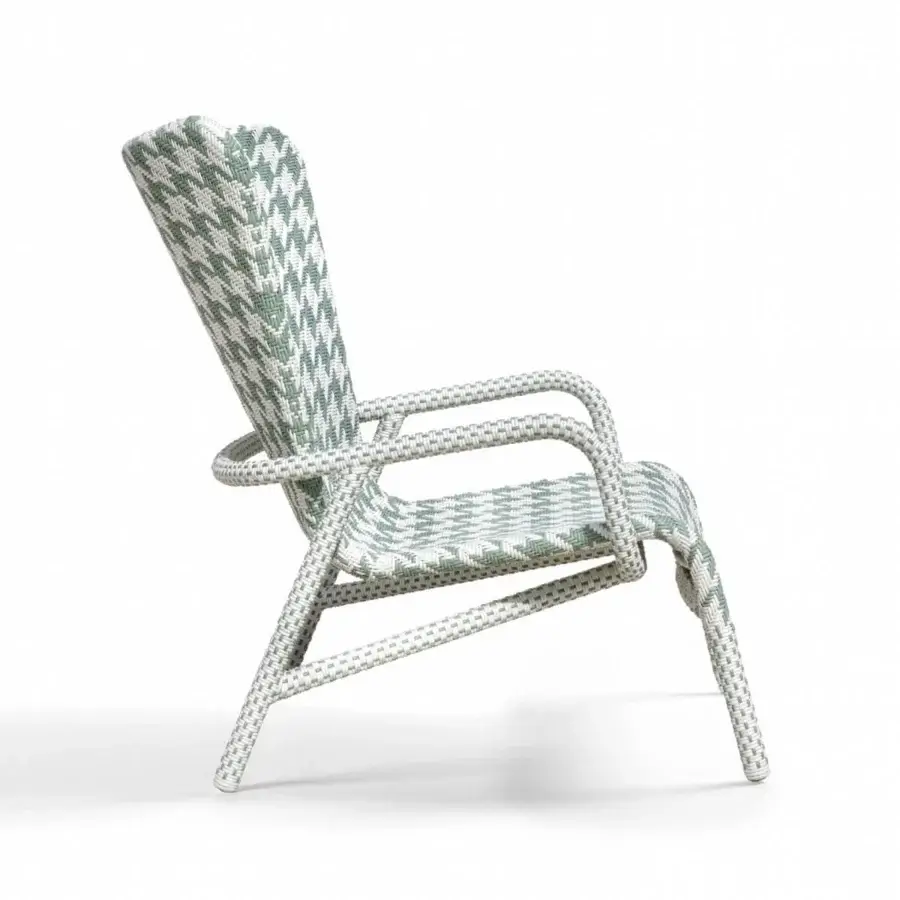 Braid Tartan Relax Lounge Chair #3