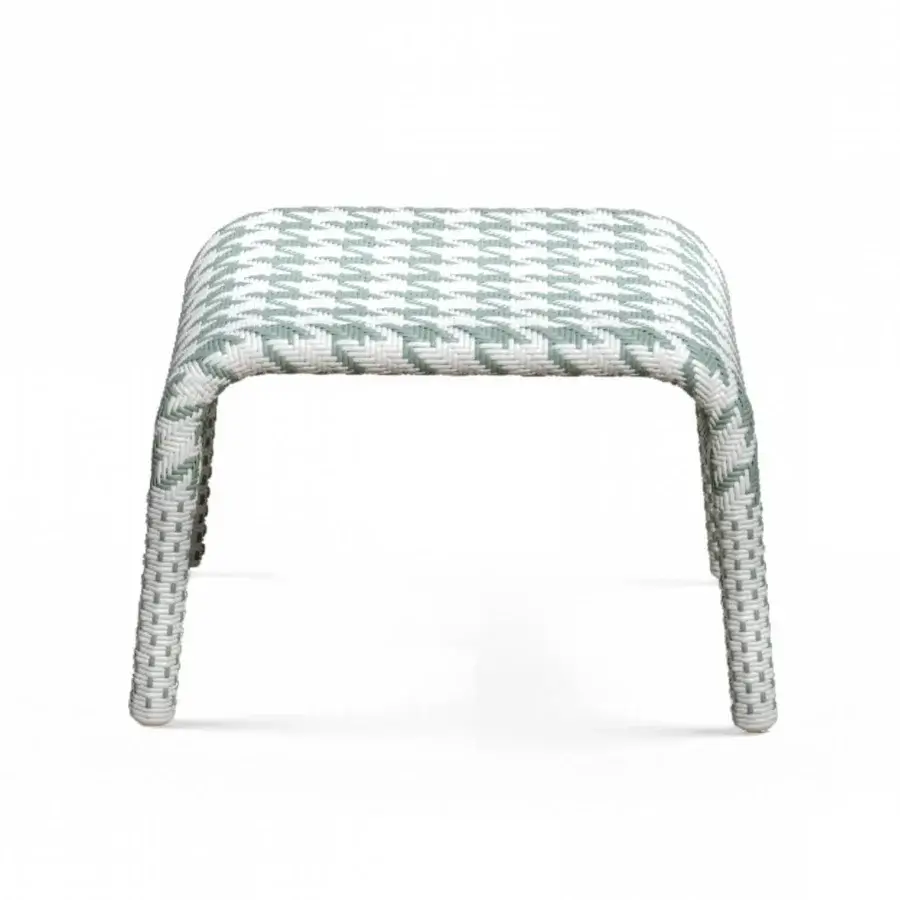Braid Tartan Ottoman #3
