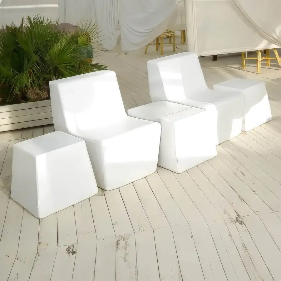 Trona Diamonds Outdoor Ottoman #4