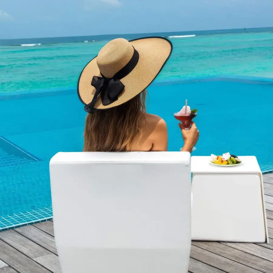 Trona Diamonds Outdoor Pyramid Coffee Table #3