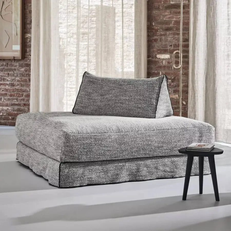 Gervasoni Loll Large Ottoman #1