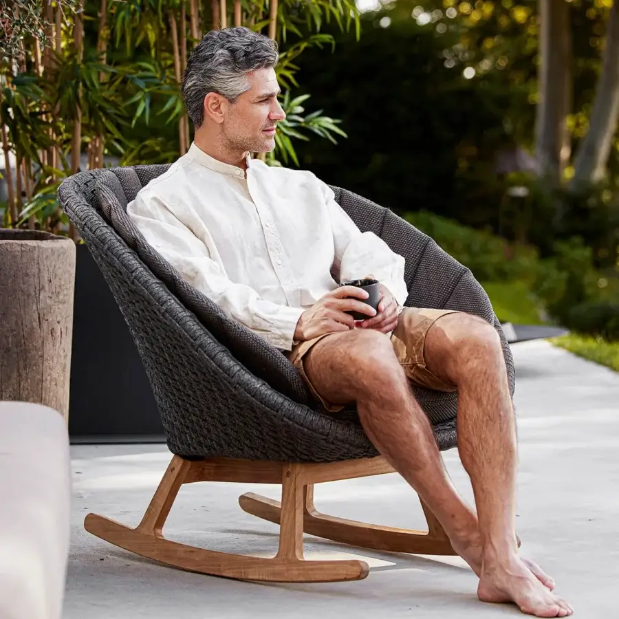 Cane-Line Peacock Rocking Chair #2