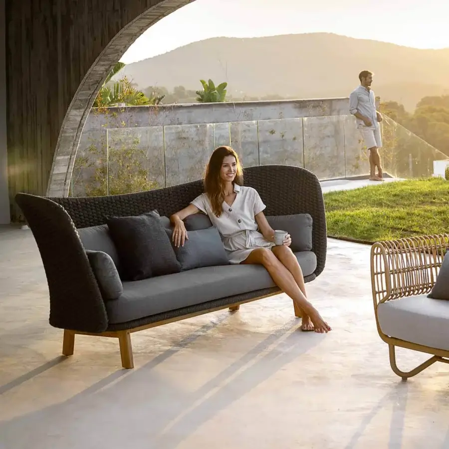 Cane-Line Peacock Wing Sofa #3