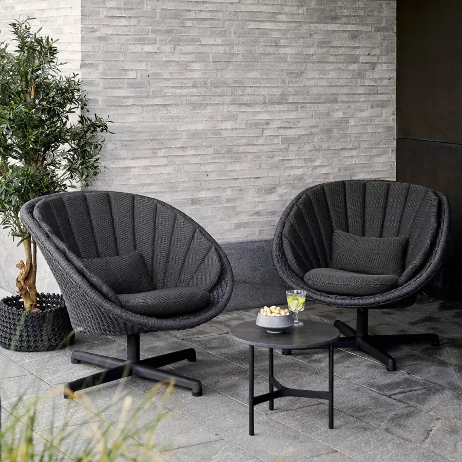 Cane-Line Peacock Swiveling Lounge Chair #2