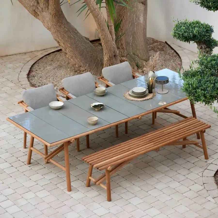 Cane-Line Sticks Dining Table #9