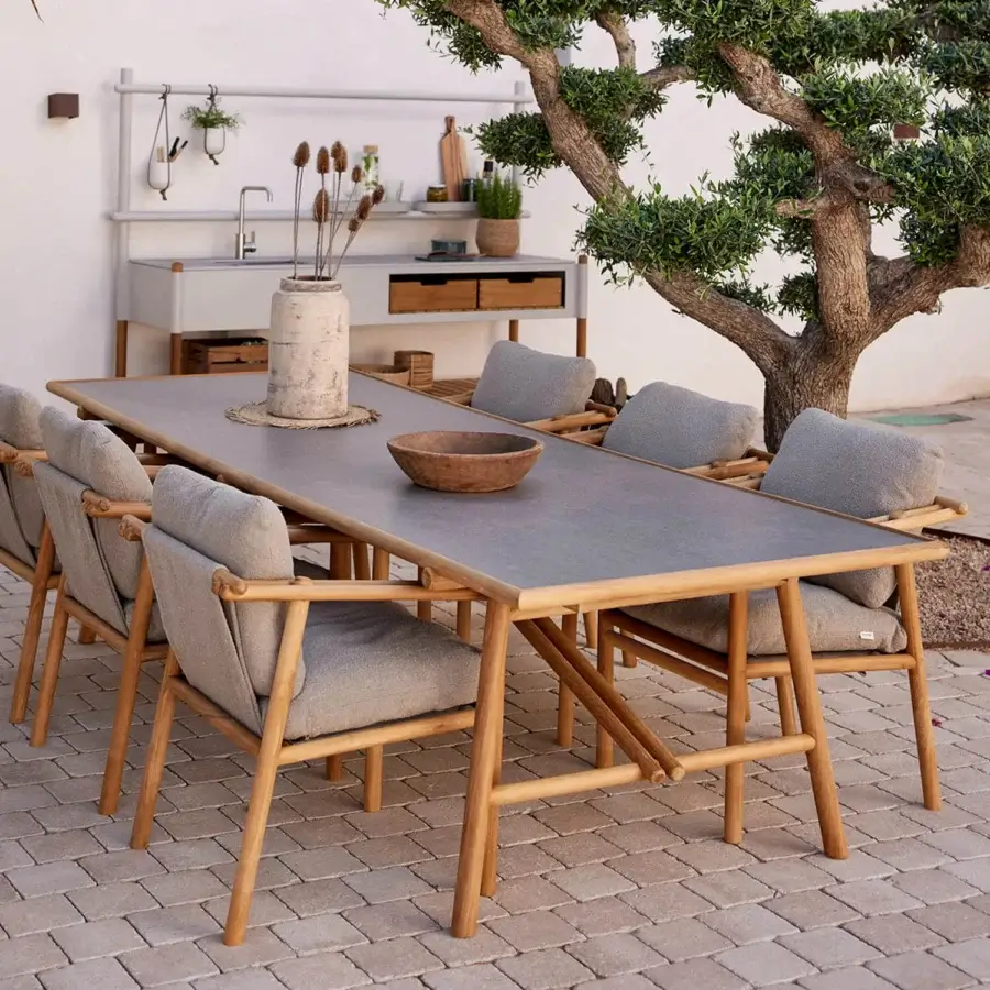 Cane-Line Sticks Dining Table #6