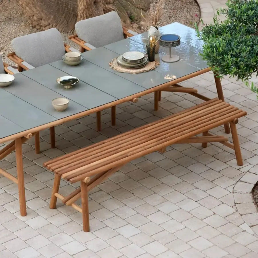 Cane-Line Sticks Bench #9