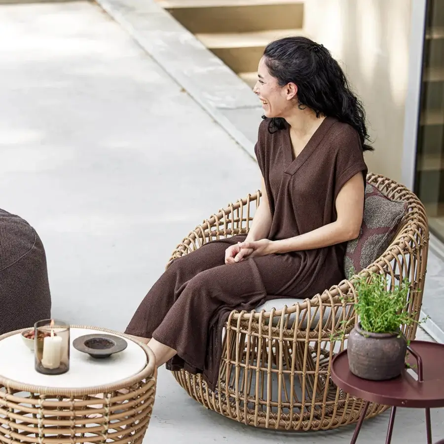 Cane-Line Nest Round Lounge Chair #3