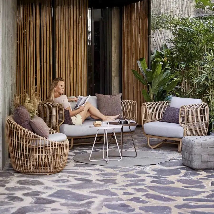 Cane-Line Nest Round Lounge Chair #5
