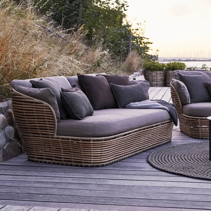 Cane-Line Basket Sofa #1