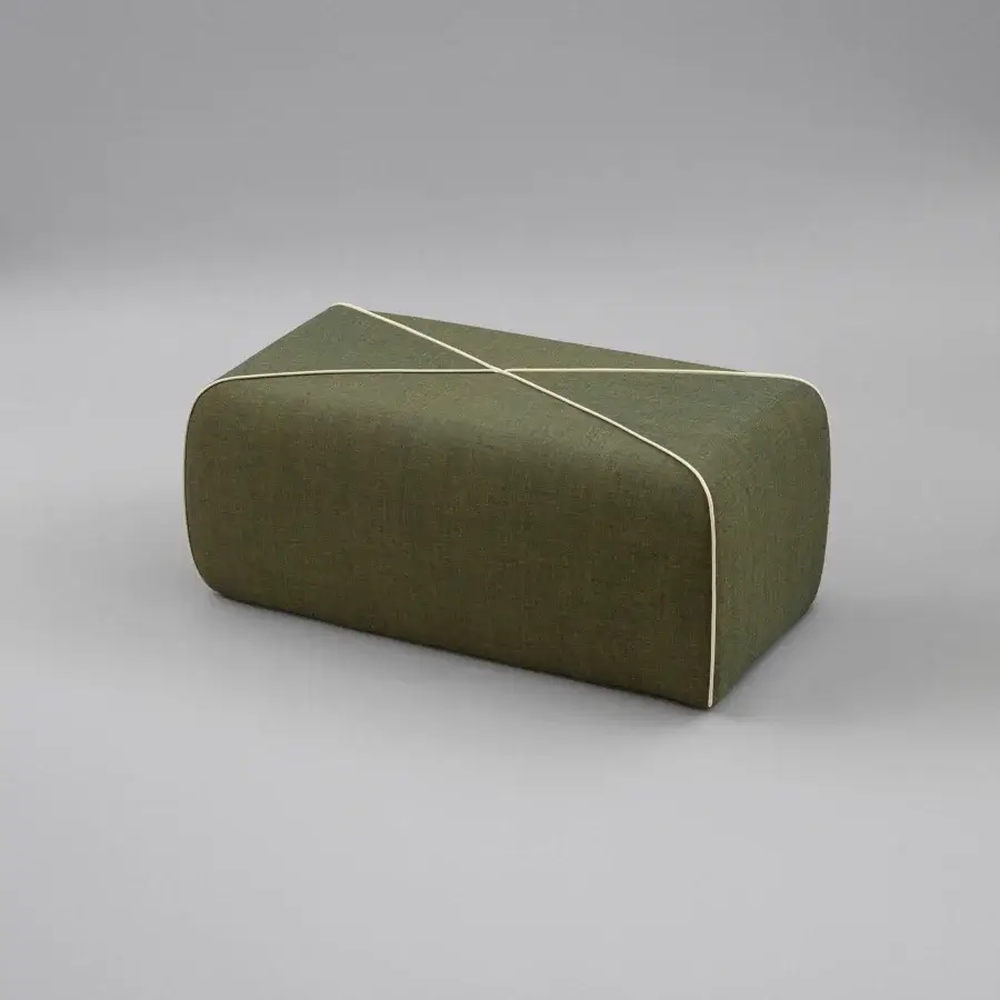 B-Line Crossed Pouf #23