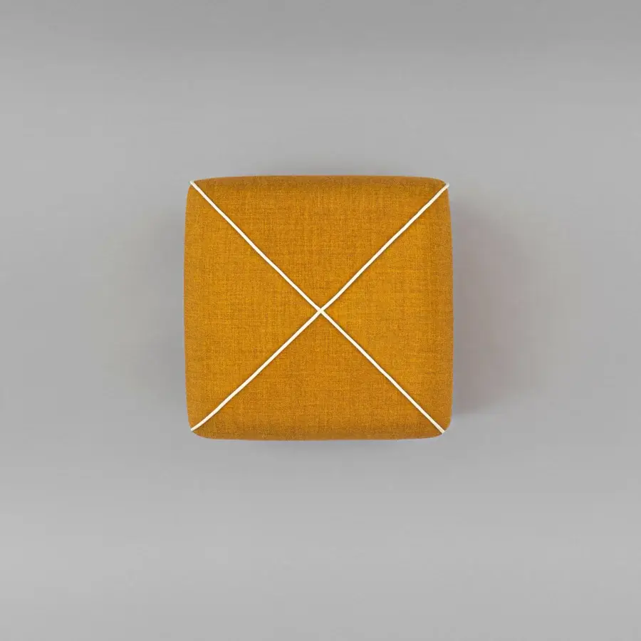 B-Line Crossed Pouf #22