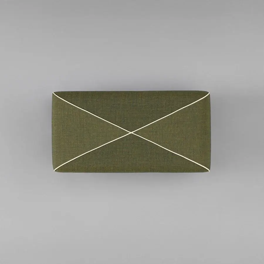 B-Line Crossed Pouf #25