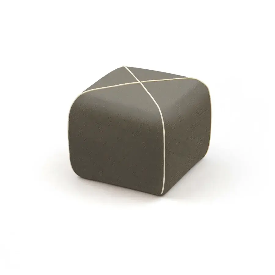 B-Line Crossed Pouf #19