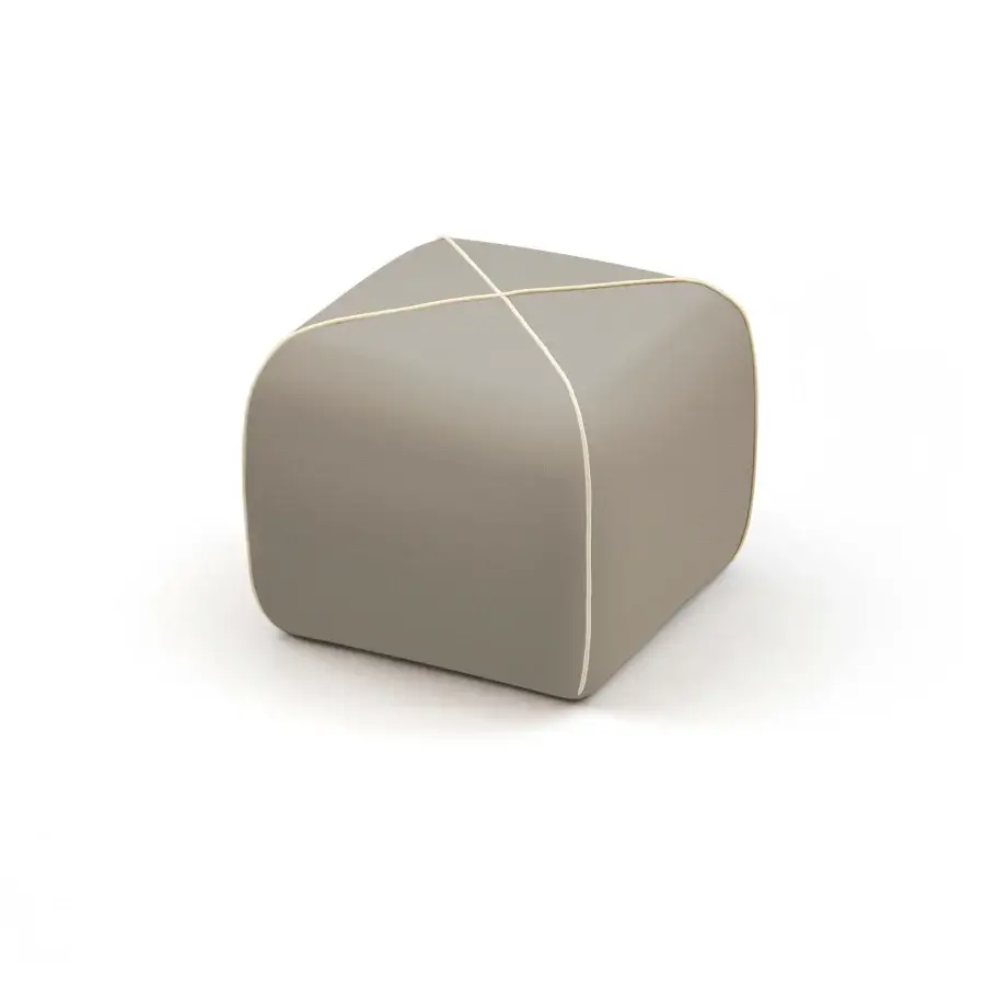 B-Line Crossed Pouf #18