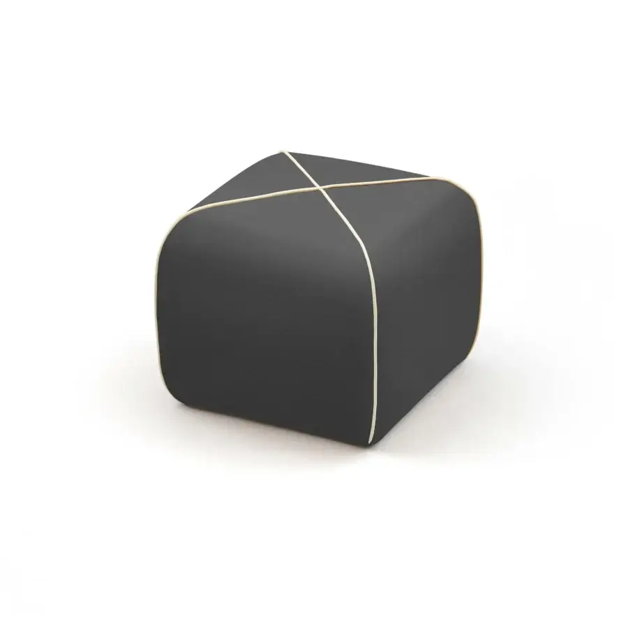 B-Line Crossed Pouf #12