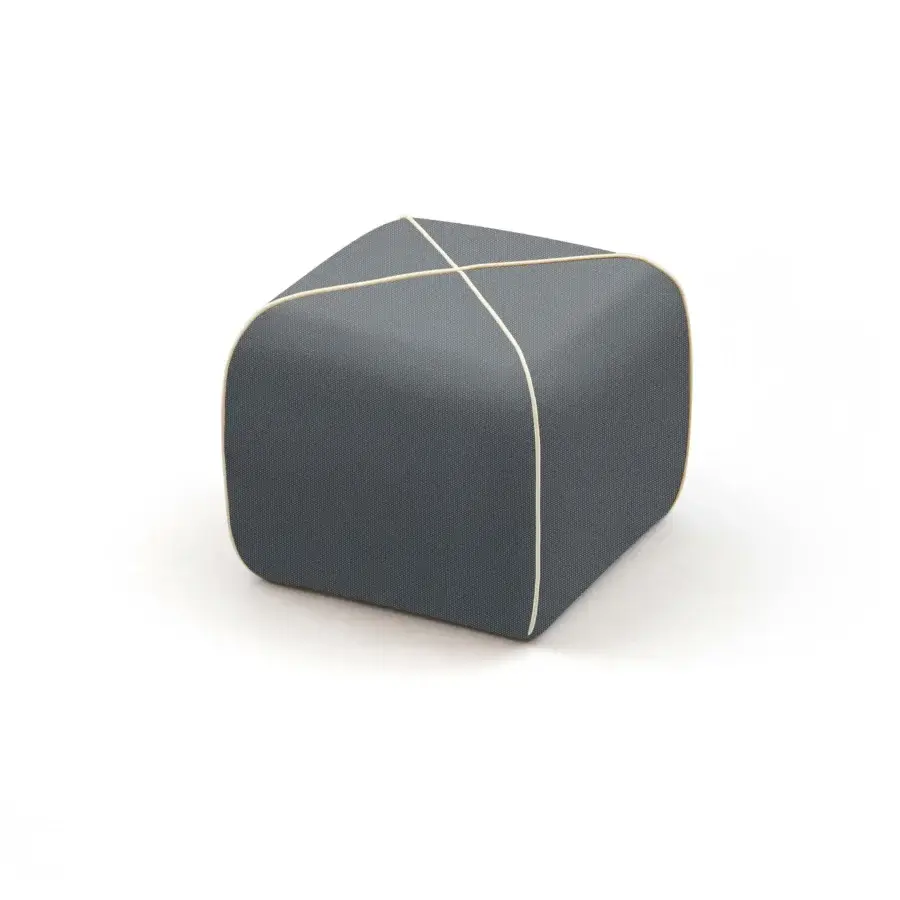 B-Line Crossed Pouf #13