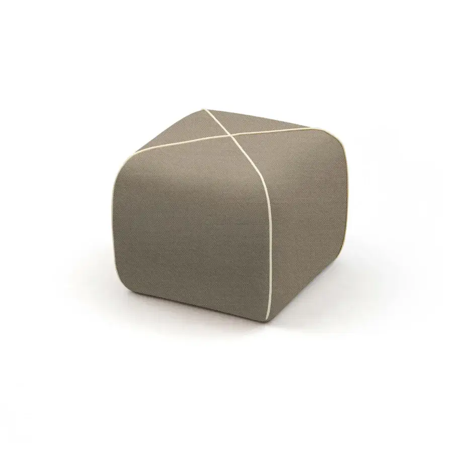 B-Line Crossed Pouf #16