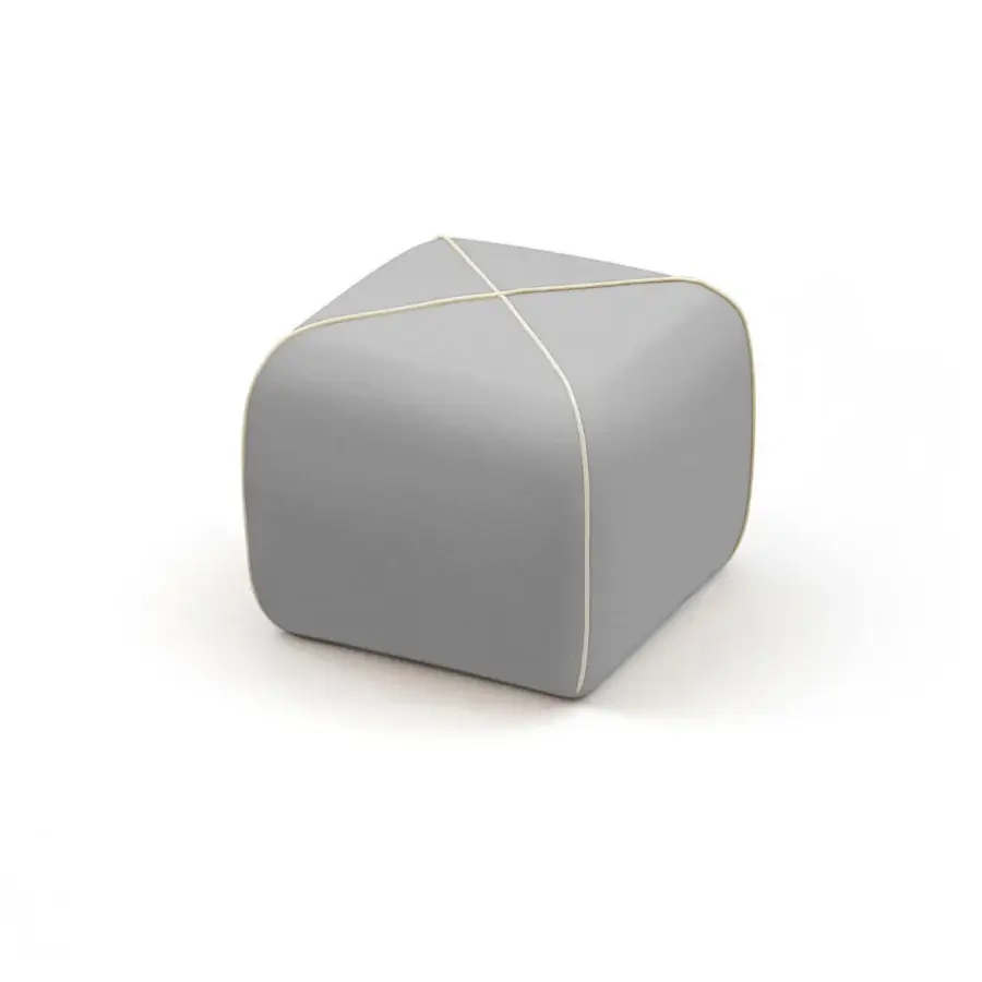 B-Line Crossed Pouf #17